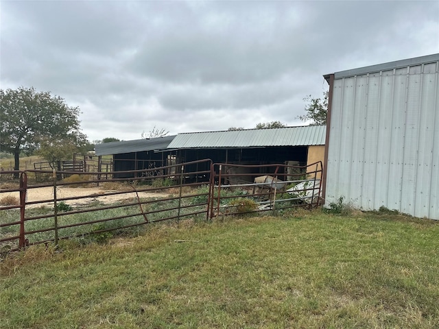 view of stable