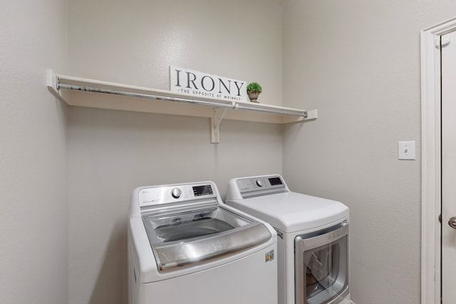 1240 Wedgewood Dr, Forney, TX 75126 - washroom featuring washer and clothes dryer and laundry area