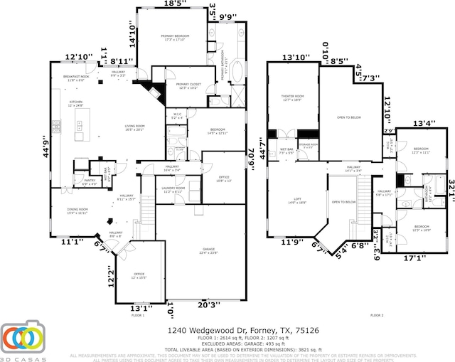 1240 Wedgewood Dr, Forney, TX 75126 - plan