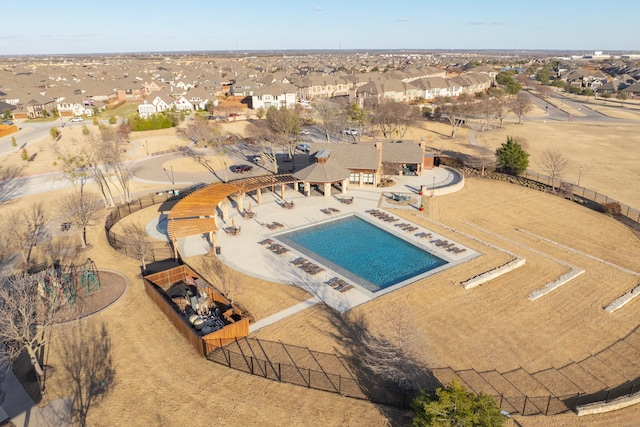 1240 Wedgewood Dr, Forney, TX 75126 - drone / aerial view featuring a residential view