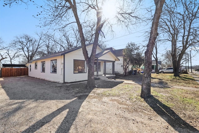 view of ranch-style house