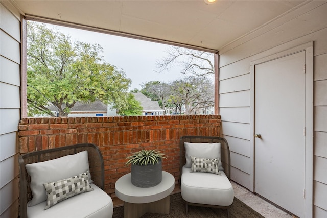 view of living area