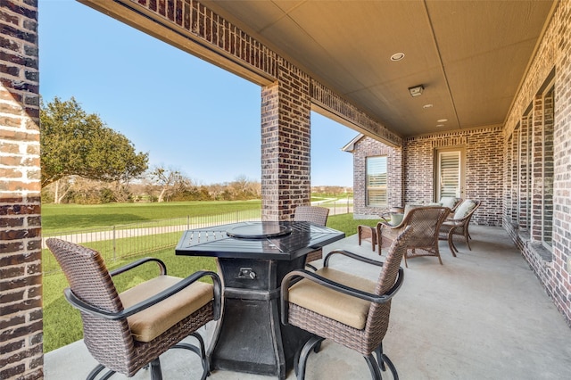 view of patio / terrace