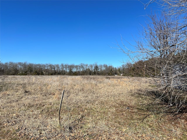 view of landscape featuring a rural view