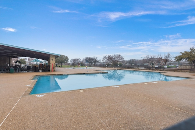 view of pool