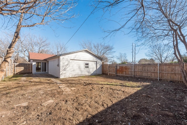 view of back of property