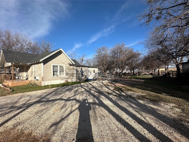 view of side of home