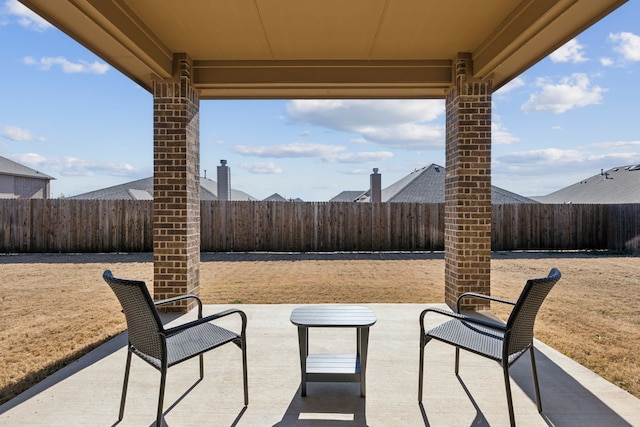 view of patio