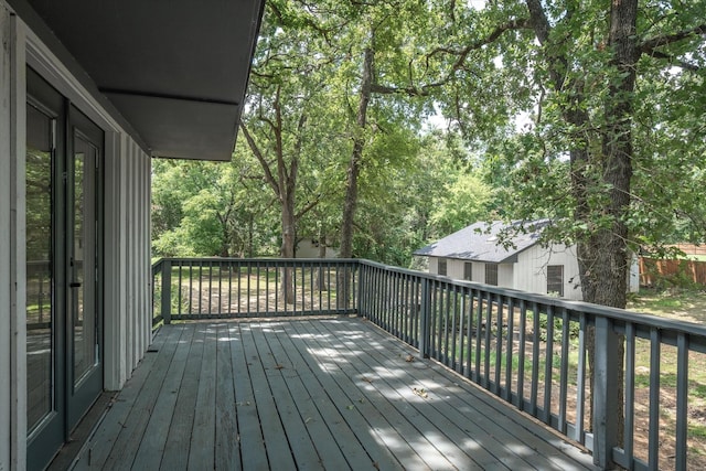 view of deck