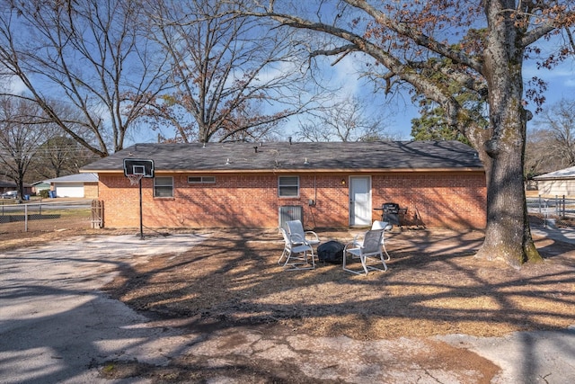 view of back of property