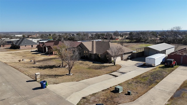 drone / aerial view featuring a residential view