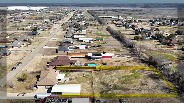 drone / aerial view featuring a residential view