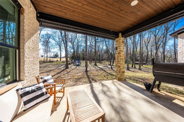 view of patio