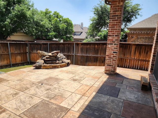 view of patio