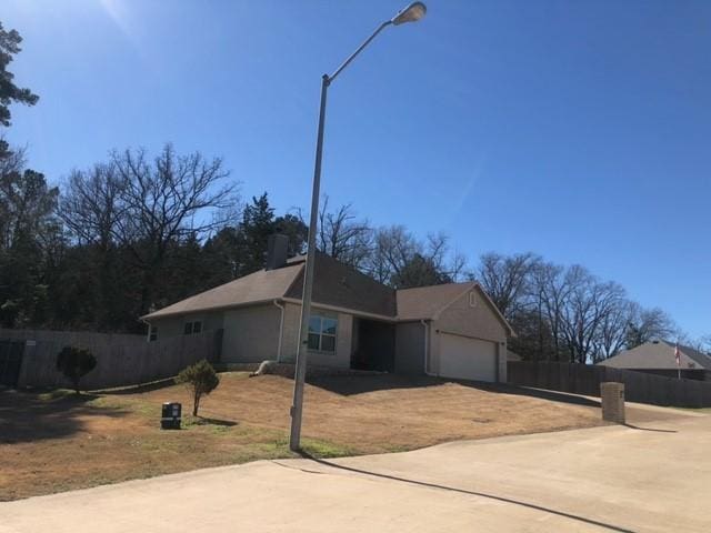 ranch-style house with a garage