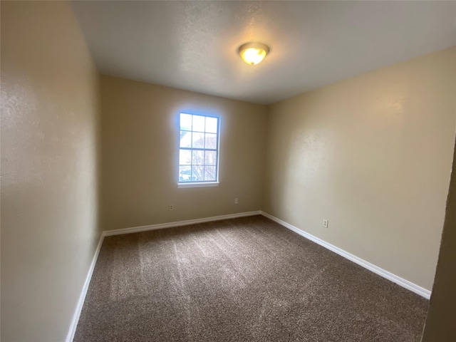 spare room with carpet floors