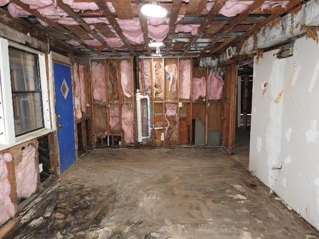 view of basement