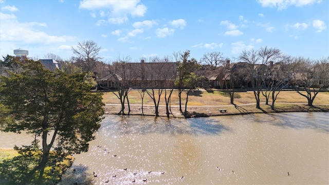 view of water feature