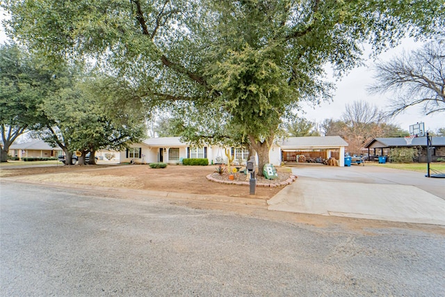 view of front of home