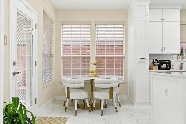 view of dining room