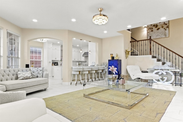 view of living room