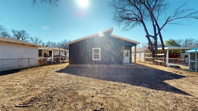 view of rear view of property