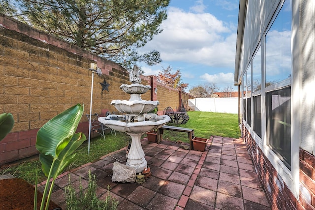 view of patio