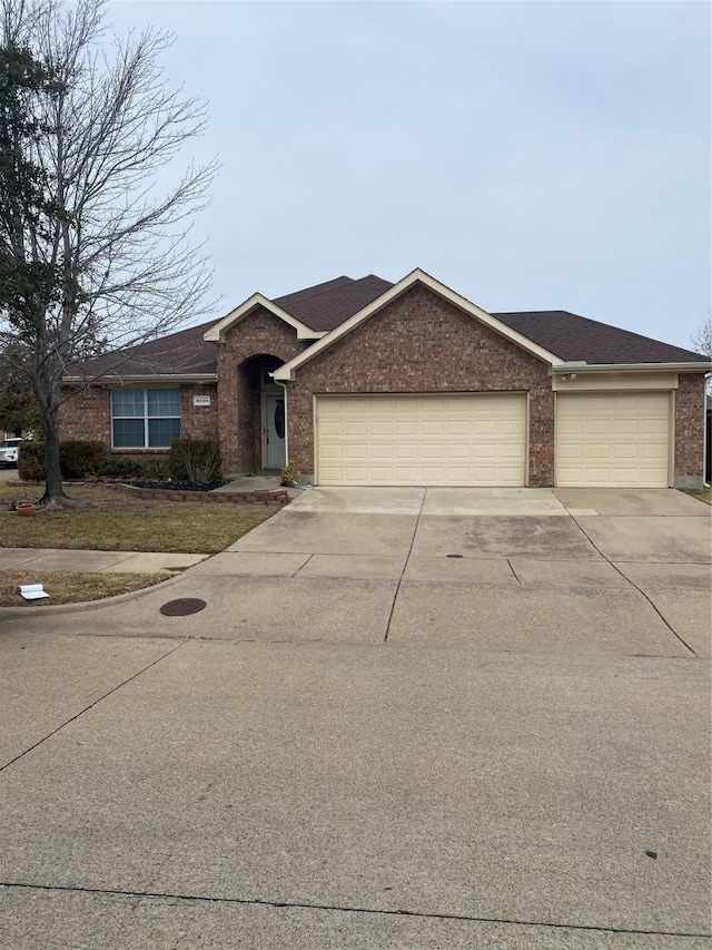 ranch-style house with a garage