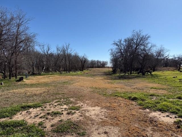 view of yard featuring a rural view