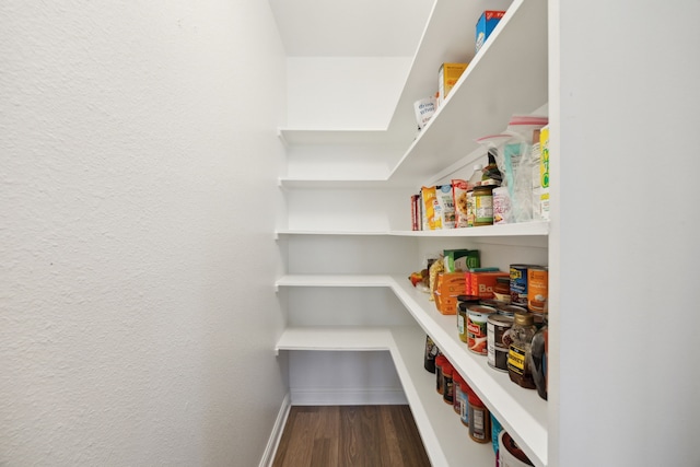 view of pantry