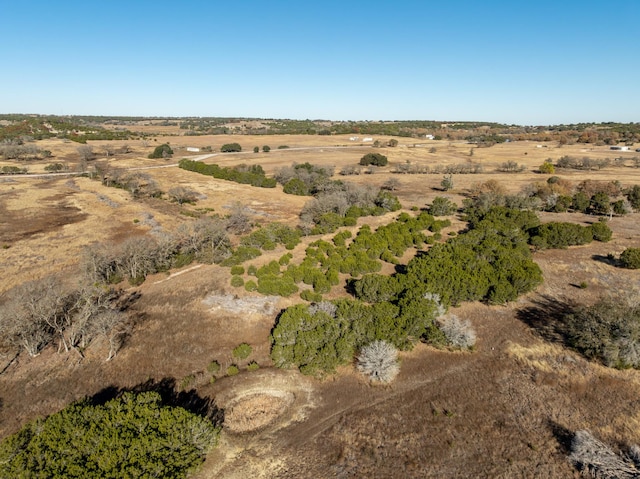 exterior space with a rural view