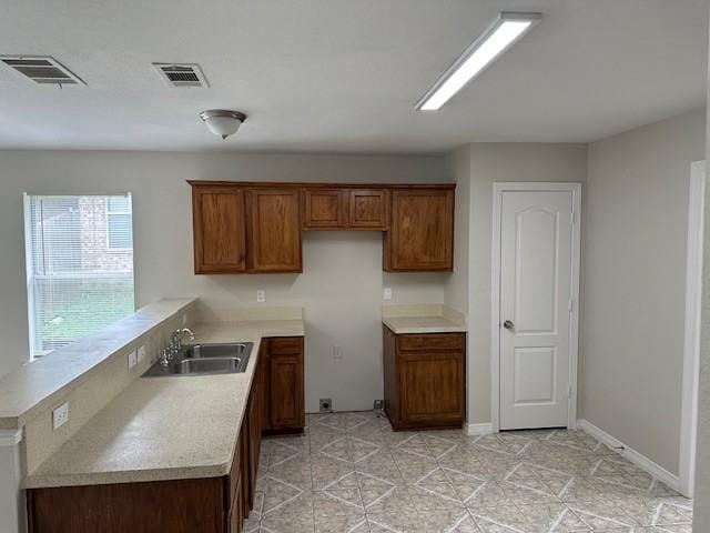 kitchen featuring sink