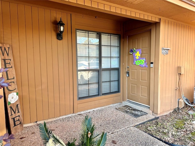 view of property entrance