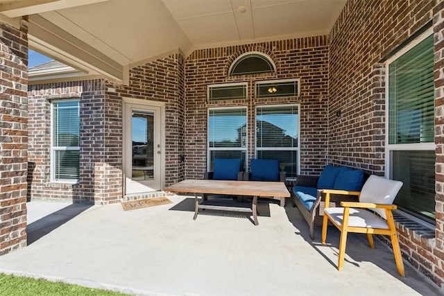 view of patio / terrace featuring outdoor lounge area