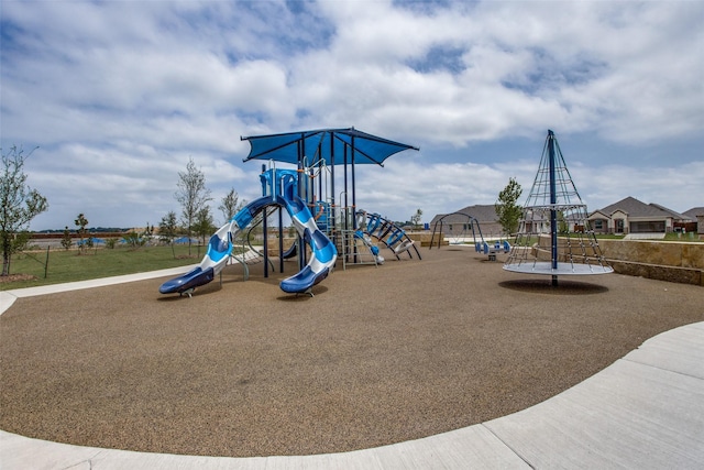 view of jungle gym