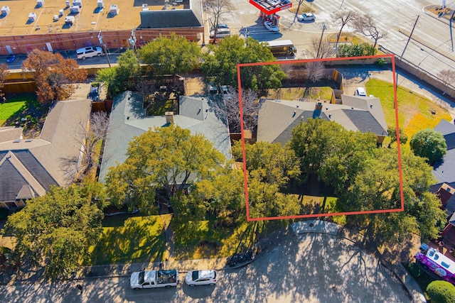 bird's eye view featuring a residential view