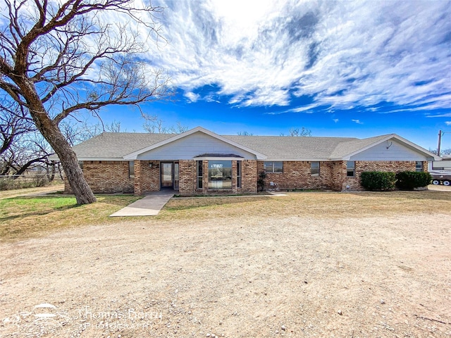 view of ranch-style home