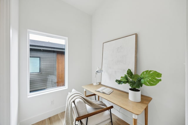 2138 Lovedale Ave Unit 105, Dallas, TX 75235 - home office featuring baseboards and wood finished floors