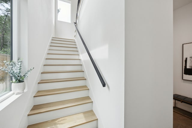 2138 Lovedale Ave Unit 105, Dallas, TX 75235 - stairs with plenty of natural light