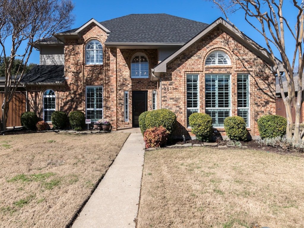 view of property with a front yard