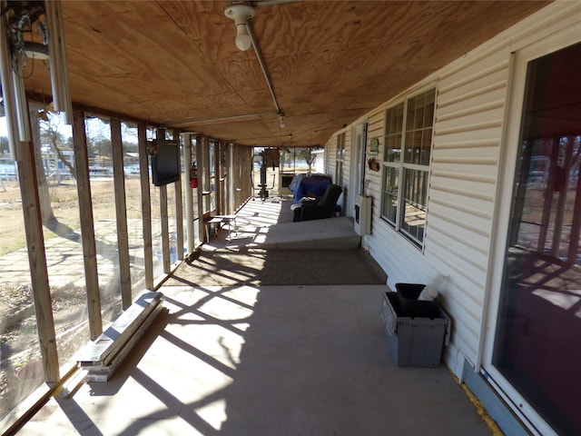 view of patio / terrace with a porch