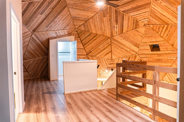 bonus room featuring wood-type flooring