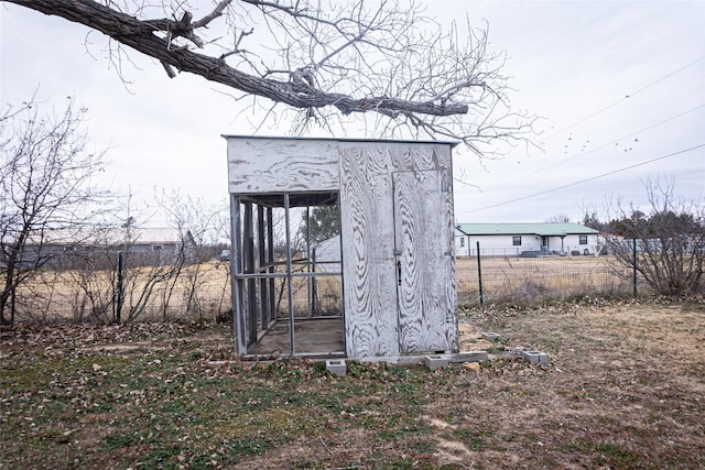 view of outdoor structure