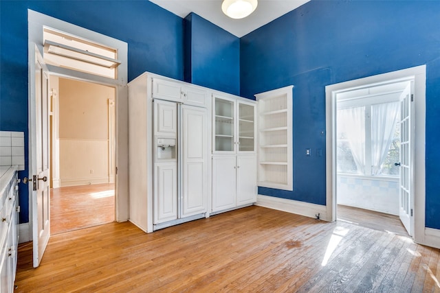 unfurnished bedroom featuring light hardwood / wood-style floors