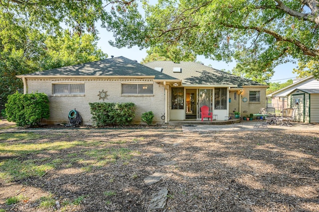 view of front of home featuring a patio area