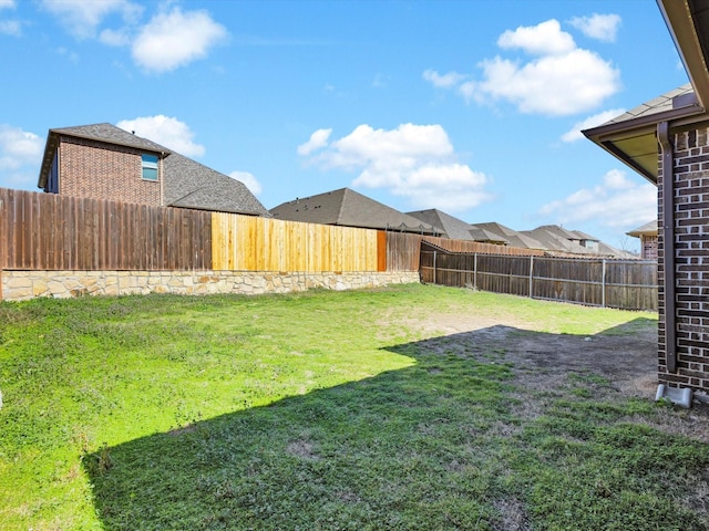 14824 Angel Trace Dr, Aledo, TX 76008 - view of yard with a fenced backyard