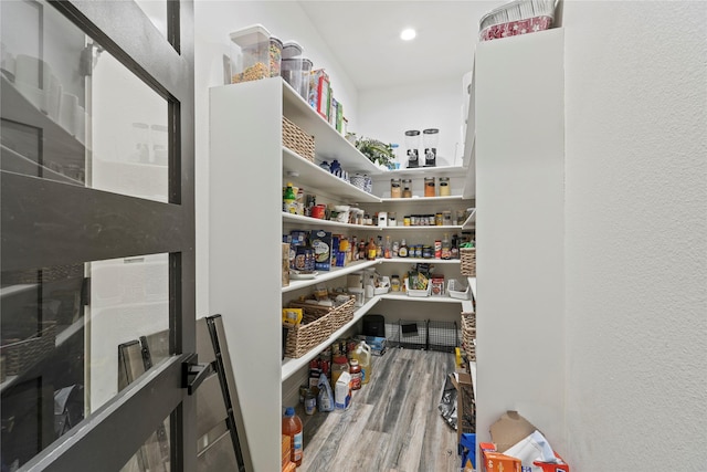 view of pantry