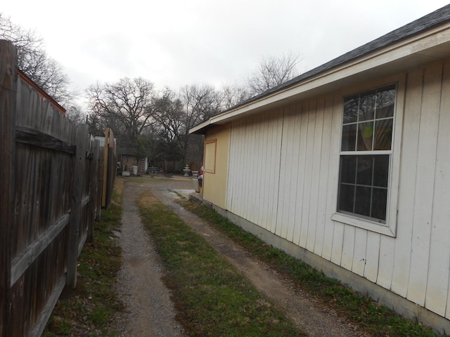 view of home's exterior