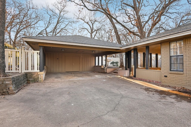 201 Trailwood Dr, Euless, TX 76039 - view of home's exterior featuring a carport