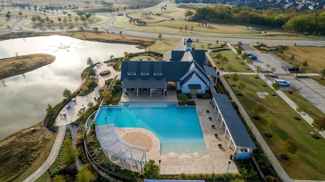 view of pool